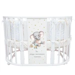 Кровать детская Indigo Baby Sleep 7в1 (круг/овал, манеж, 2 кресла, стол)